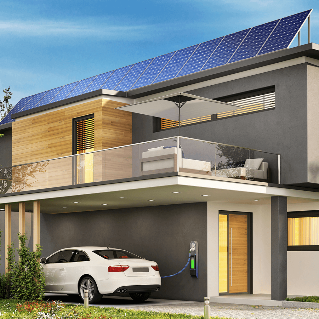 Residential solar rooftop installation